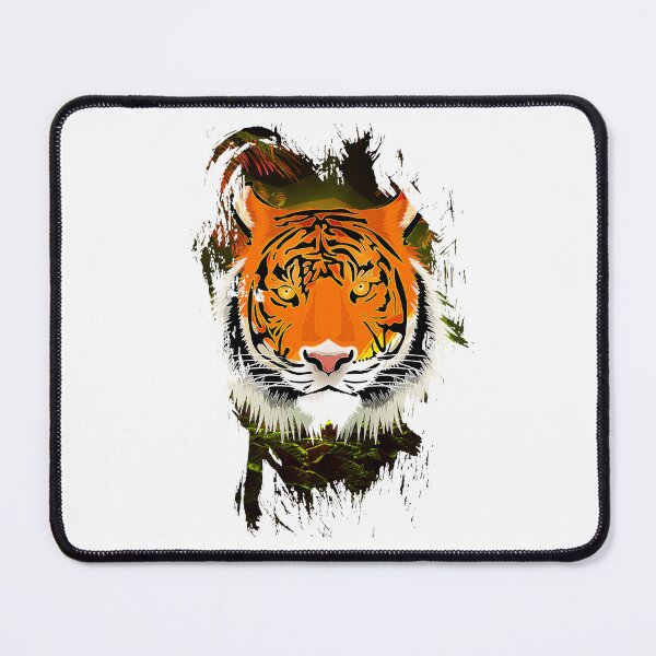 Item preview, Golden Colorful Jungle wild Tiger designed and sold by Color-Lab.