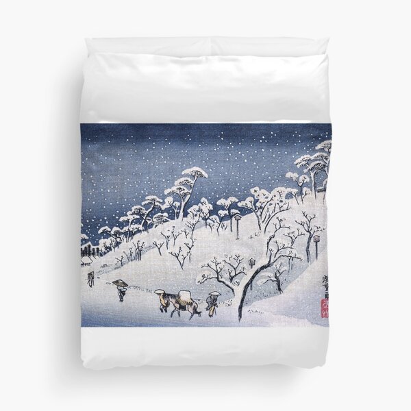 Item preview, 19th C. Snow on Asuka Hill Japan designed and sold by historicimage.