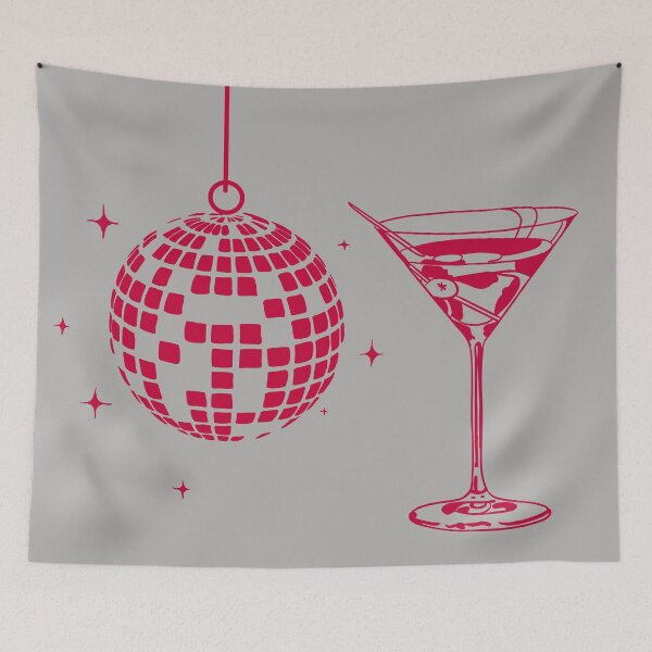 Item preview, Wine and disco ball designed and sold by estela-thehouse.