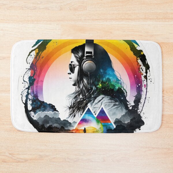 Item preview, Aquarela Dark Side of the Moon Girl designed and sold by pedrogag.