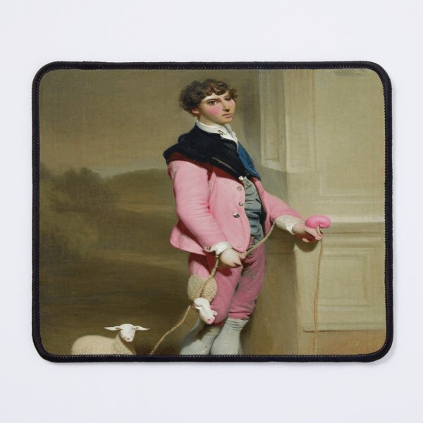 Item preview, Young Man in Pink with Toy Sheep - Charles Jalabert (1861) designed and sold by funnyhalloween.
