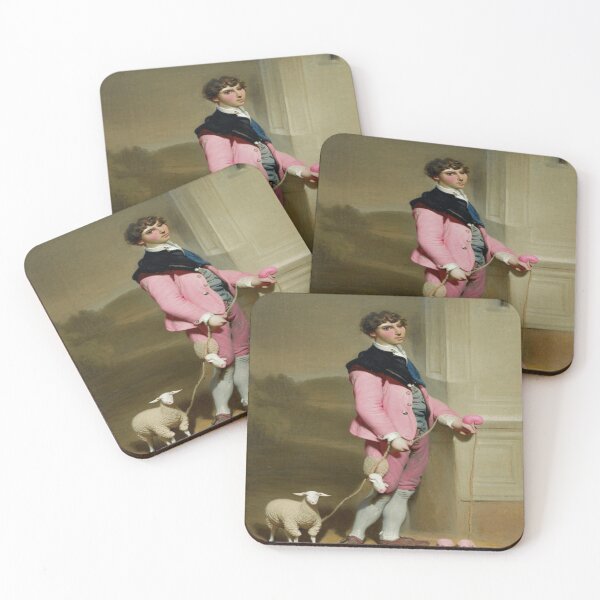 Item preview, Young Man in Pink with Toy Sheep - Charles Jalabert (1861) designed and sold by funnyhalloween.
