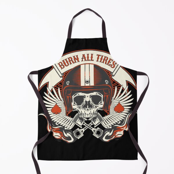 Item preview, Conduce con libertad y estilo: el diseño de motocicleta "BURN ALL TIRES" designed and sold by PECCATOR.
