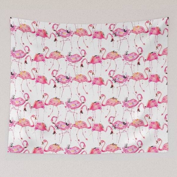 Item preview, Flamingos Making a Splash designed and sold by KariSmithDes.