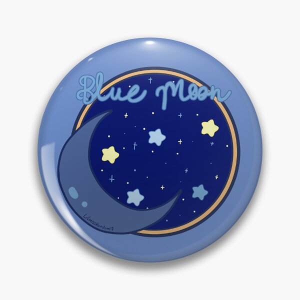 Item preview, NIZIU Blue Moon Illustrative Design  designed and sold by LilMissRandom17.