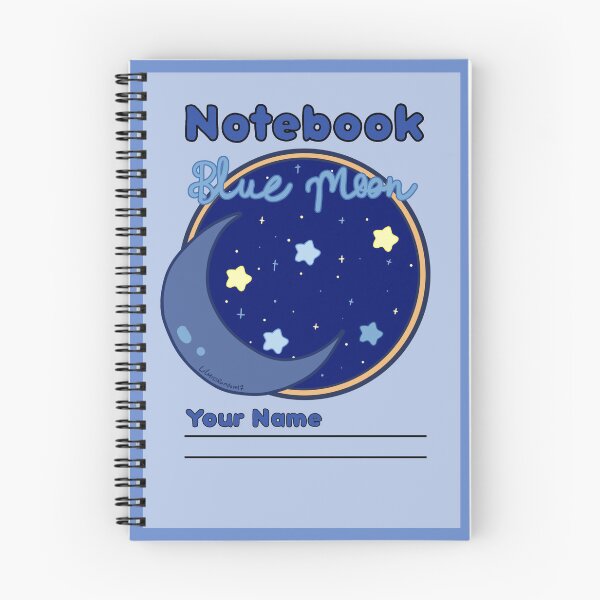 Item preview, NIZIU Blue Moon Illustrative Design  designed and sold by LilMissRandom17.