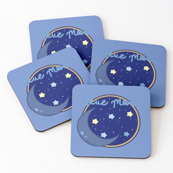 Item preview, NIZIU Blue Moon Illustrative Design designed and sold by LilMissRandom17.