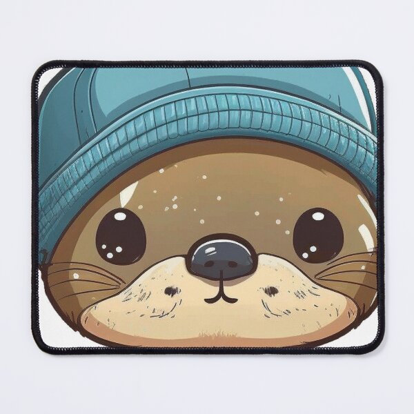 Item preview, Baby blue-capped otter designed and sold by Artxplor.