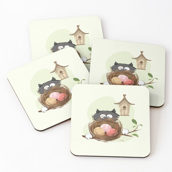 Item preview, Hand-drawn Digital Art. Fun Cat' Story. Nesting Box designed and sold by DigiPicStock.
