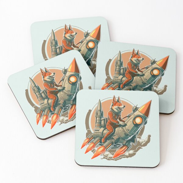 Item preview, werewolf in a rocket designed and sold by DraftDuck.