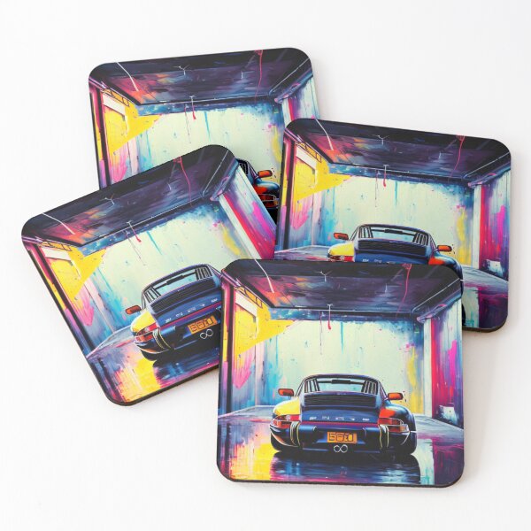Item preview, Cinematic Dream in a Garage - Classic Beauty Under Warm Light designed and sold by WBP Mart.