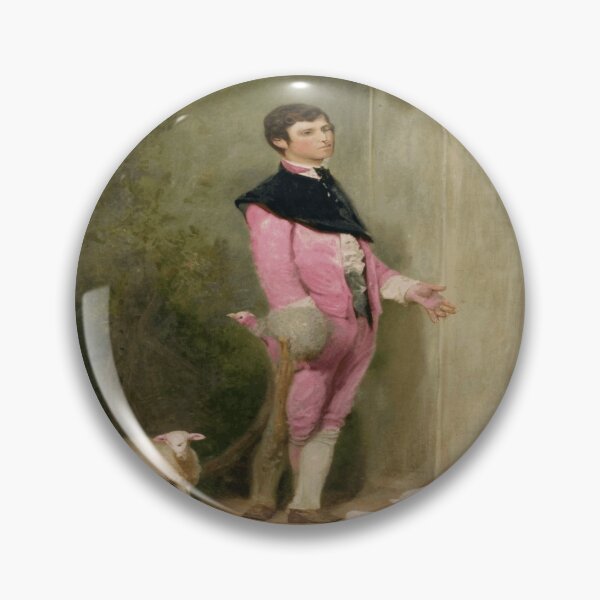 Item preview, Young Man in Pink with Toy Sheep - Charles Jalabert (1861) designed and sold by funnyhalloween.