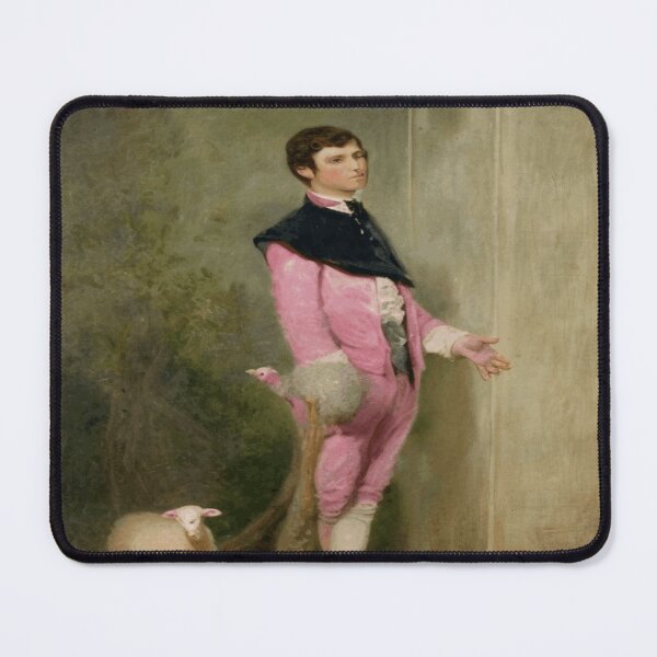 Item preview, Young Man in Pink with Toy Sheep - Charles Jalabert (1861) designed and sold by funnyhalloween.
