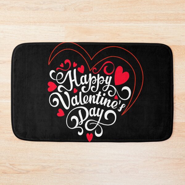 Item preview, Happy valentine's day | Heart shape typography designed and sold by Deco-Design.