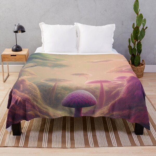 Item preview, Dreamy Mushroom Valley Aesthetic Design - Dreamlike Fungi L designed and sold by DonutShirts.