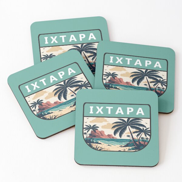 Item preview, Ixtapa Mexico Retro Emblem designed and sold by KrisSidDesigns.