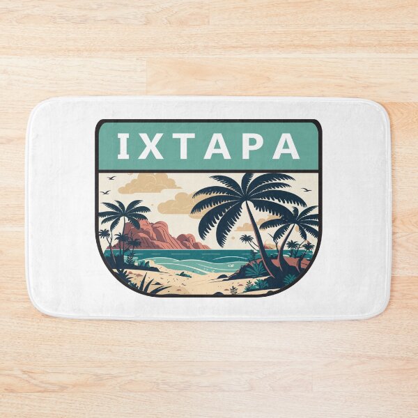 Item preview, Ixtapa Mexico Retro Emblem designed and sold by KrisSidDesigns.