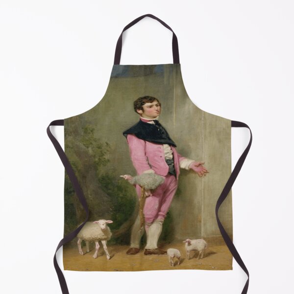 Item preview, Young Man in Pink with Toy Sheep - Charles Jalabert (1861) designed and sold by funnyhalloween.
