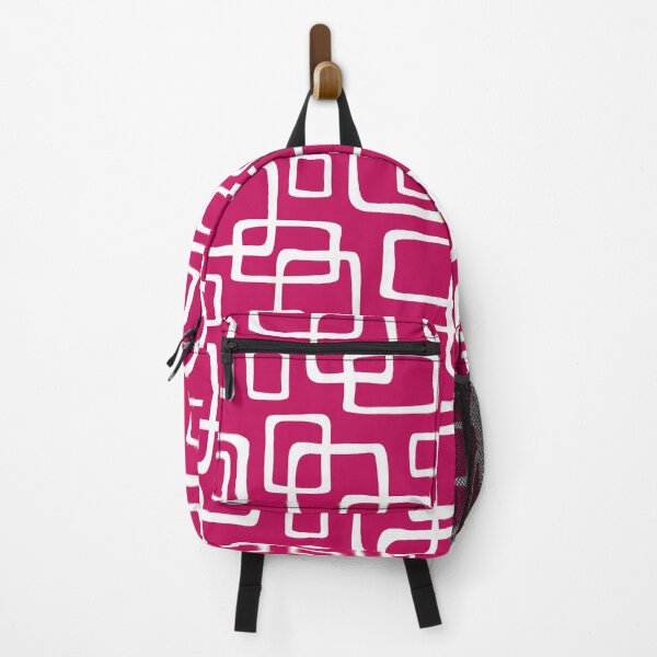 Artikelvorschau, Retro Mid Century Modern Geometric Abstract 669 Magenta entworfen und verkauft von tonymagnerart.