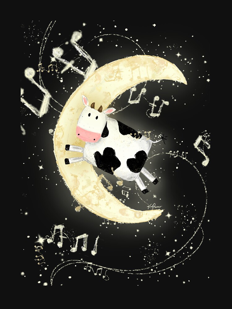Thumbnail 7 of 7, Classic T-Shirt, The Cow Jumped Over the Moon designed and sold by ImagineMeraki.