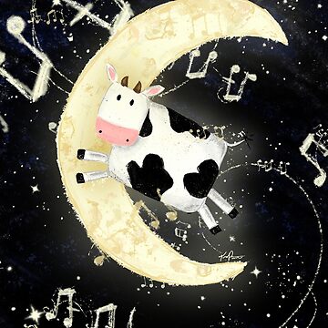 Artwork thumbnail, The Cow Jumped Over the Moon by ImagineMeraki