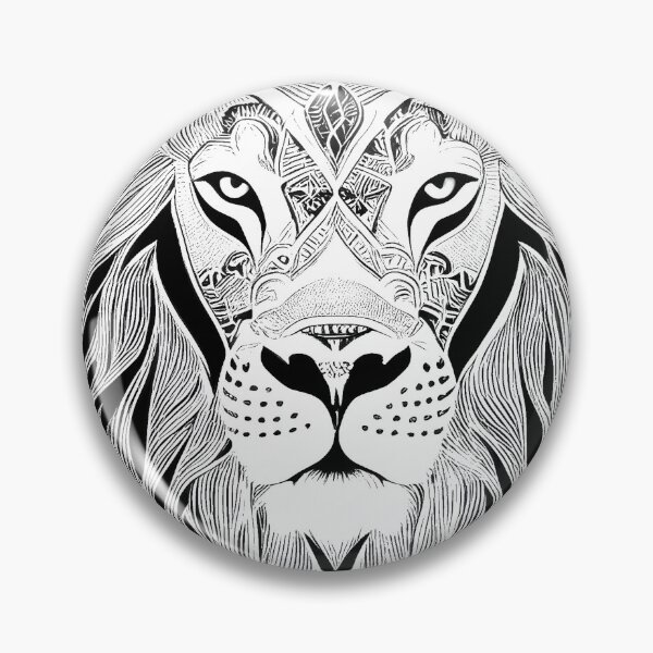Item preview, Tribal lion designed and sold by Artistic Fusion Lab.