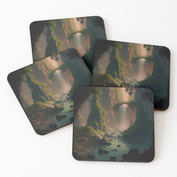 Item preview, 01 - Sacred Pools Waterfalls Inner Earth Ethereal designed and sold by StarbuckLight.