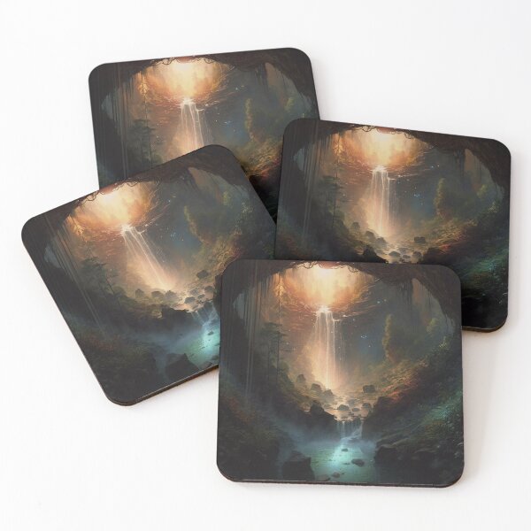 Item preview, 02 - Sacred Pools Waterfalls Inner Earth Ethereal designed and sold by StarbuckLight.