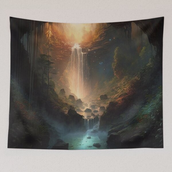 Item preview, 02 - Sacred Pools Waterfalls Inner Earth Ethereal designed and sold by StarbuckLight.