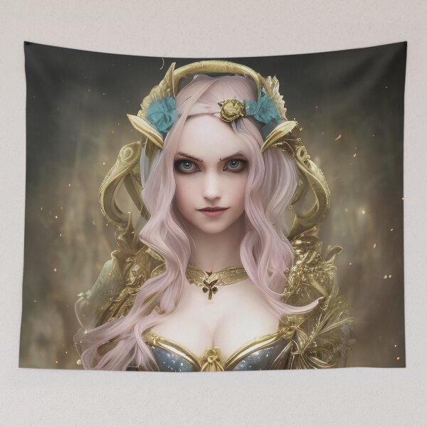 Item preview, A Valkyrie with a golden armor. designed and sold by AtelierKytsune.