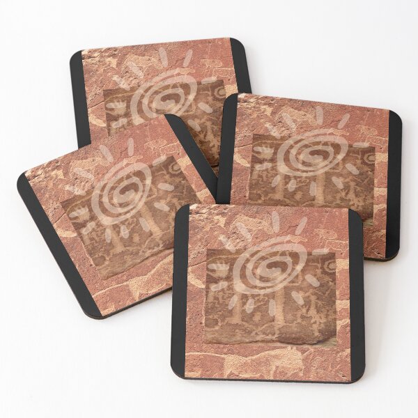 Item preview, Prehistoric Cave Wall Art Montage Assemblage Color Design  designed and sold by EarthArtDesigns.