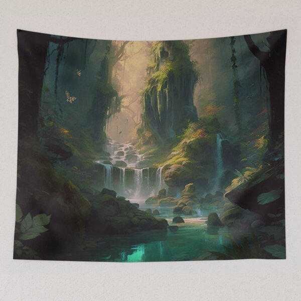 Item preview, 03 - Sacred Pools Waterfalls Inner Earth Ethereal designed and sold by StarbuckLight.