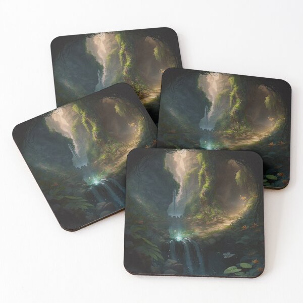 Item preview, 04 - Sacred Pools Waterfalls Inner Earth Ethereal designed and sold by StarbuckLight.
