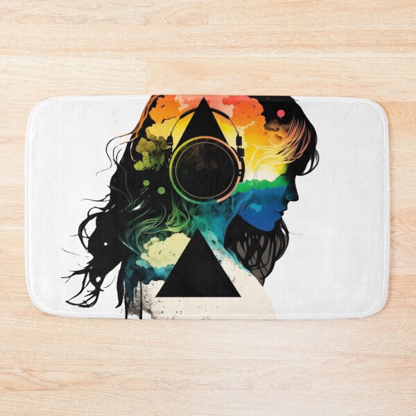 Item preview, Aquarela Dark Side of the Moon Girl designed and sold by pedrogag.