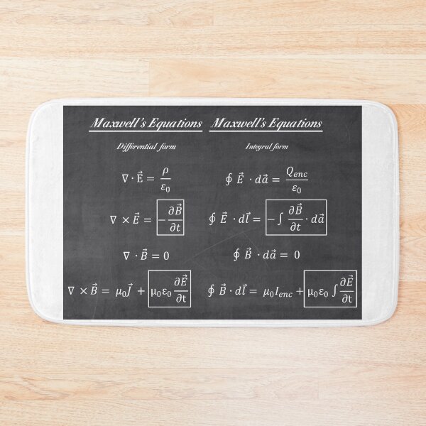 Item preview, Maxwell's Equations designed and sold by ScienceCorner.