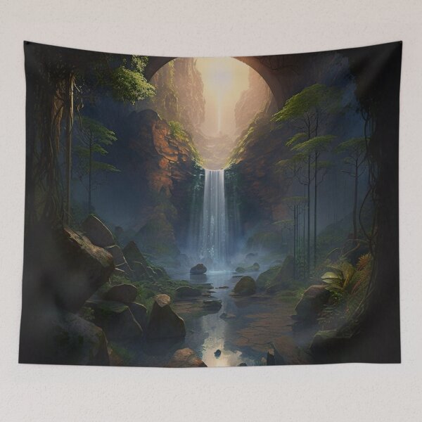 Item preview, 06 - Sacred Pools Waterfalls Inner Earth Ethereal designed and sold by StarbuckLight.