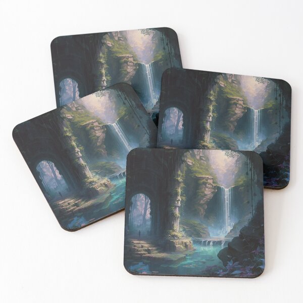 Item preview, 07 - Sacred Pools Waterfalls Inner Earth Ethereal designed and sold by StarbuckLight.