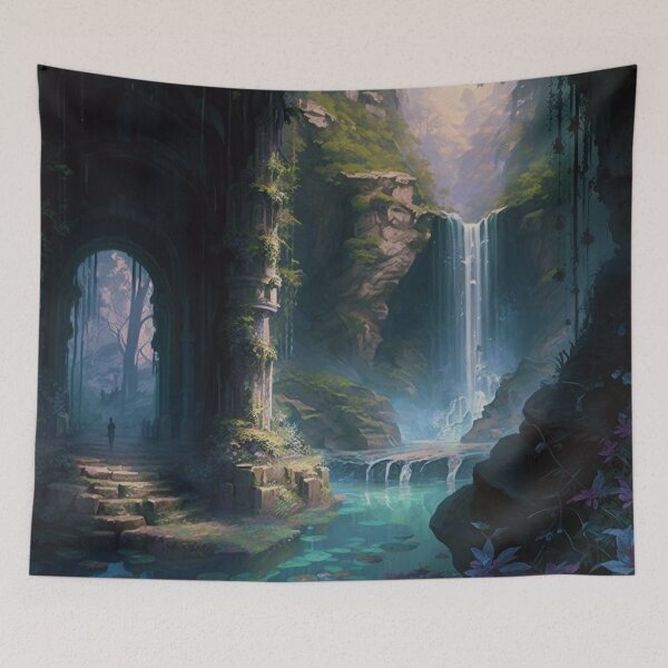 Item preview, 07 - Sacred Pools Waterfalls Inner Earth Ethereal designed and sold by StarbuckLight.