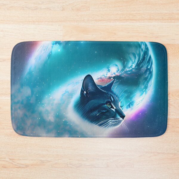 Item preview, Galaxy Cat Double Exposure - Modern Digital Art designed and sold by Ai-michiart.