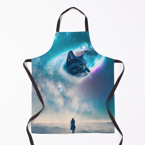 Item preview, Galaxy Cat Double Exposure - Modern Digital Art designed and sold by Ai-michiart.