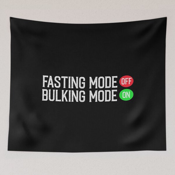 Item preview, Fasting Mode Bulking Mode - Funny Workout  designed and sold by Creative Angel.