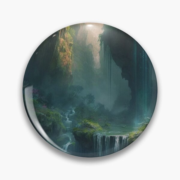 Item preview, 09 - Sacred Pools Waterfalls Inner Earth Ethereal designed and sold by StarbuckLight.