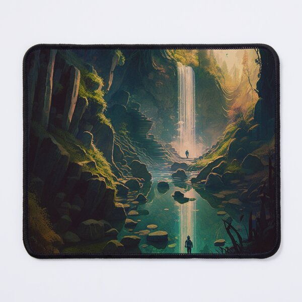 Item preview, 10 - Sacred Pools Waterfalls Inner Earth Ethereal designed and sold by StarbuckLight.