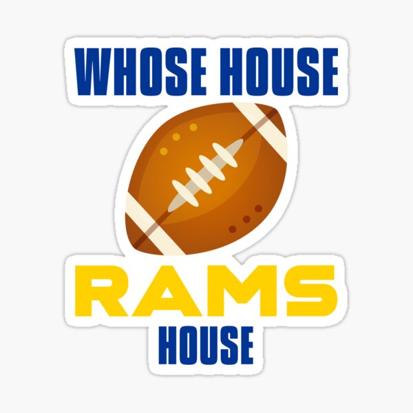 GO RAMS GO Helmet and Team Colors Los Angeles Rams Sticker for Sale by  LAKERSIN5