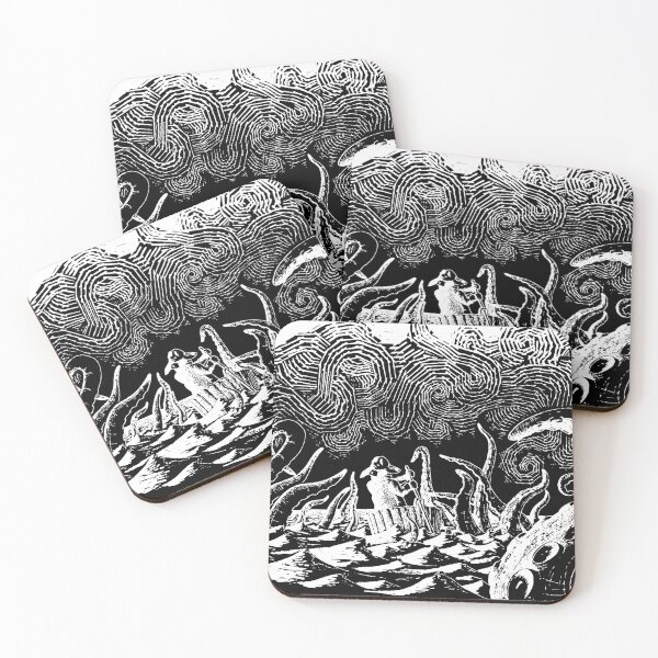 Item preview, Copy of Pirate Kraken white artwork designed and sold by Moo-SB.