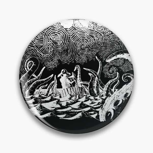 Item preview, Copy of Pirate Kraken white artwork designed and sold by Moo-SB.
