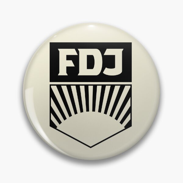 Item preview, FDJ - Free German Youth Logo (black) designed and sold by VEB Ostladen.