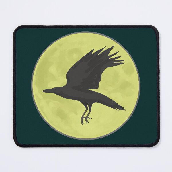 Item preview, Raven in Flight By Moonlight designed and sold by VerdeDoodleDuck.