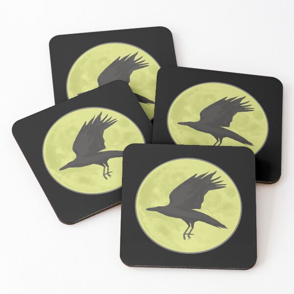 Item preview, Raven in Flight By Moonlight designed and sold by VerdeDoodleDuck.