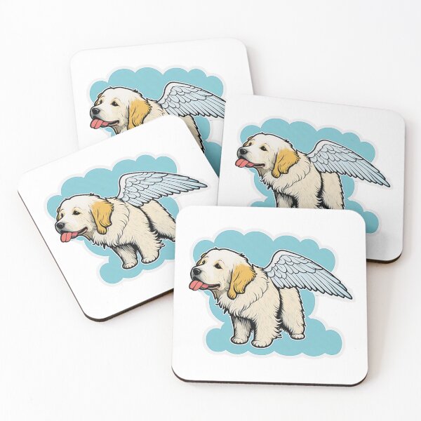 Aperçu de l'œuvre Chien avec illustration d'ailes créée et vendue par AUTeddy.
